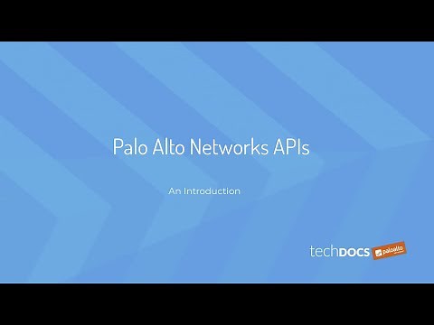 Introduction to the PAN-OS API