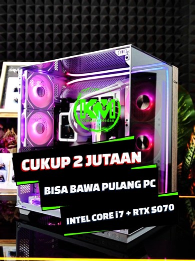 PUTIH BERSIH, PERFORMA SADIS! 🧊❄️ Ini nih rakitan all-white yang estetik parah bareng duet maut Intel Core i7 & Colorful RTX 5060! Gak cuma bening, cooler-nya juga udah pake layar LCD! ✨ 📋 Spek: CPU: Intel Core i7-12700F Mobo: ASRock B760M PRO RS/D4 WiFi VGA: Colorful RTX 5060 Ultra W Duo OC 8GB-V RAM: Apacer NOX RGB 32GB (2x16GB) White SSD: MSI Spatium M480 PRO 1TB Gen 4 PSU: MSI MAG A750BN PCIE5 III 750W 80 Bronze Cooler: PCCOOLER GT360 ARGB LCD White Case: Enlight Z9 White Pengen punya PC i