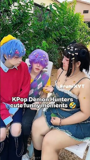 KPop Demon Hunters cute funny moments 🤣 pt.39 #kpdh #kpopdemonhunters #cosplay #jinu #rumi
