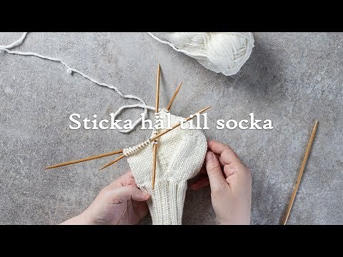Lär dig att sticka raggsockor - del 2: hälen