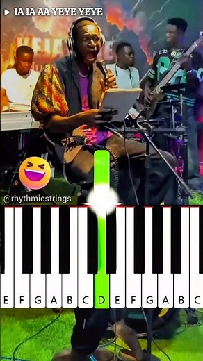 IA IA AA YEYE YEYE | Easy Piano Tutorial #shorts #meme