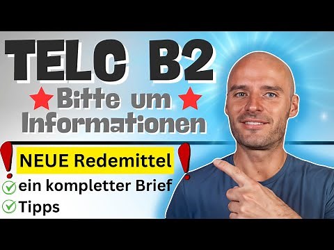 So schreibst du einen perfekten Brief I TELC B2 I Bitte um Informationen