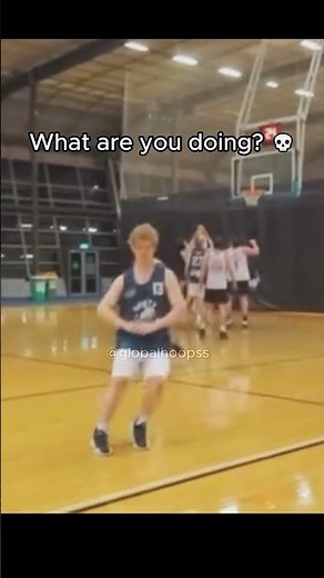 Nobody is going to tell him? 😭 #basketball