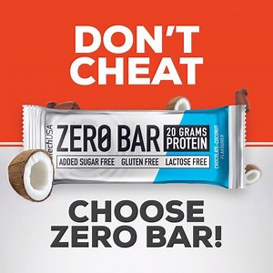 Zero Bar, our star protein bar is available in 11 tasty flavours that you can eat to replace those unhealthy snacks and keep up with your diet! 🍫 You can have a different flavour every day and never get tired of it! 🔸 Double chocolate 🔸 Cappuccino 🔸 Chocolate-plum 🔸 Chocolate-hazelnut 🔸 Chocolate chip cookies 🔸 Chocolate-coconut 🔸 Chocolate-caramel 🔸 Chocolate-marzipan 🔸 Chocolate-banana 🔸 Chocolate-mint 🔸 Apple Pie 👉 Don't cheat. Choose Zero Bar. 👈 https://www.biotechusa.com/zero-