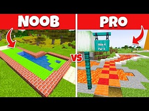 Aphmau Crew builds MINI GOLF | Noob vs Pro Build Battle