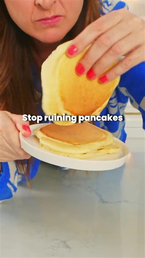 Your pancakes are flat for one reason