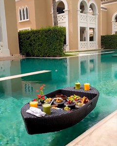 Simple and elegant- the kind of vacation that sparks joy. Rixos The Palm Dubai. #VisitDubai | Visit Dubai