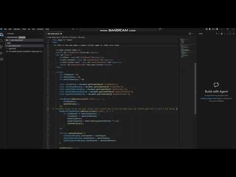 how to make an extremely easy clicker idle game in html