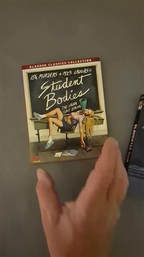 slasher classic Blu Rays Student Bodies, Slaughter high