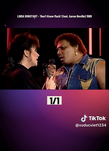 LINDA RONSTADT - 'Don't Know Much' (feat. Aaron Neville) 1989