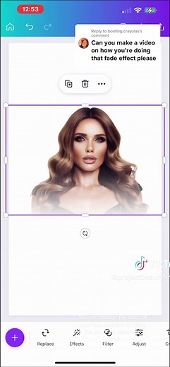 Replying to @bootleg.crayolas How to fet the fade wffect in Canva - Ho... | canva