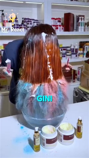 Proses mewarnai rambut banyak warna #haircolor #hairstayle #tutorial #salon #warnarambut #jangkauanluas #fypviral | MR React