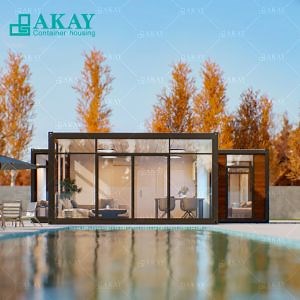 [Hot Item] Factory Supplies Steel Structure Portable Prefabricated-Building Modular Prefab Container House Homes
