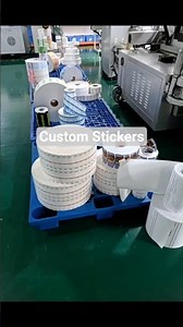 Professional Custom Stickers: Clear/Matte Silver PET, PP Synthetic & Coated Paper Labels.#printing