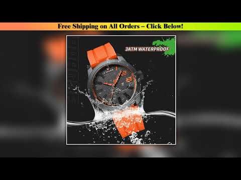 NAVIFORCE New Style Popular Silicone Strap Male Quartz Watches Fashion Casual Waterproof Wrist Watc