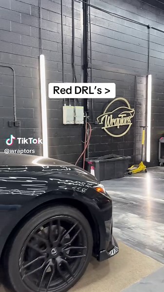 Lexus IS350 Red Headlight Tint Enhancements