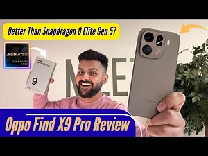 Oppo Find X9 Pro Unboxing & Review - Detailed Camera, Performance, Battery Test & More!