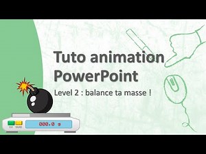 🖥️ Tuto animation PowerPoint - Level 2️⃣ - L'affichage de la masse sur la balance ⚖️