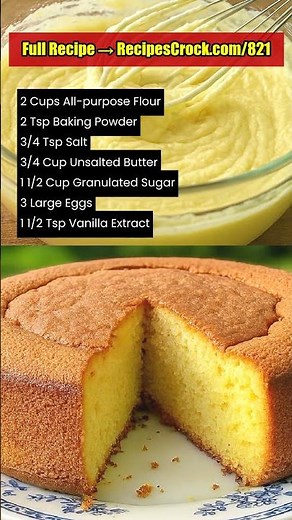 One bowl Eggless Vanilla Cake | The Best Ever Vanilla Cake Recipe