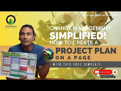 Change Management Simplified! How To Create A Project Plan On A Page With This Free Template
