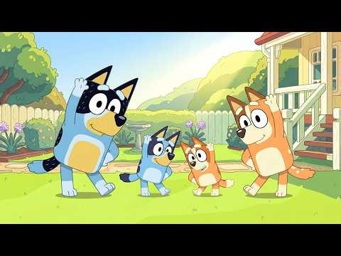 Bluey’s Family Fitness Time 💪🌞| Exercise and Play Together | Bluey Funny Animation