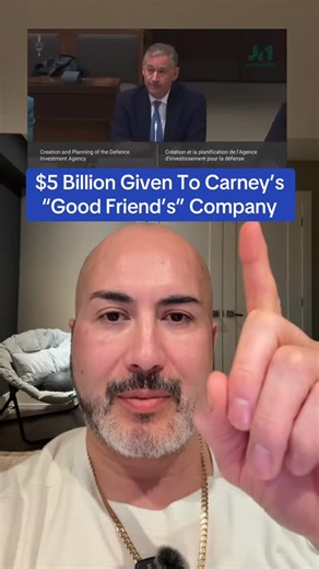 Mario Zelaya on Instagram: "UNREAL: Canada’s Defence Investment Agency’s first contract, is up to $5 billion, and it was given to a company whose President & CEO is a close friend of Mark Carney. PS. They’ve already received nearly $2 billion in taxpayer funding."
