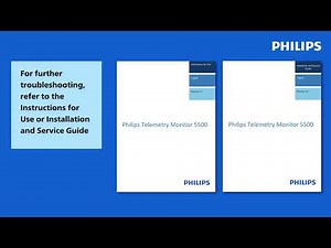 Prepare for monitoring with the Philips Telemetry Monitor 5500