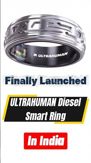 World’s Most Stylish Smart Ring? 🔥 ( ULTRAHUMAN Diesel Ring )