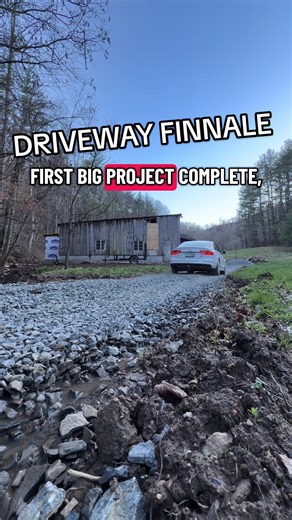 Driveway Completion: Our First Major Project Milestone!