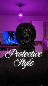 Protective hairstyle - Zigzag braids tutorial #naturalhair #protectivestyles #cheveuxnaturels