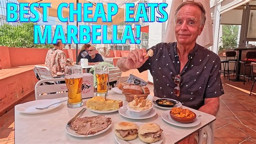 Marbella cheap eats food tour! Best budget friendly options in Marbella, Spain!