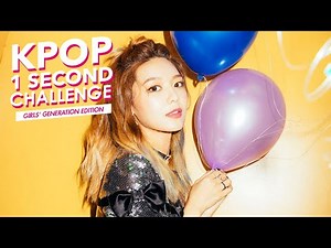 SNSD 1-SECOND CHALLENGE I K-POP CHALLENGE