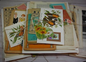 50 Pieces of Vintage Paper Ephemera Junk Journal Pack Grab Bag Supplies Paper Magazines - Etsy