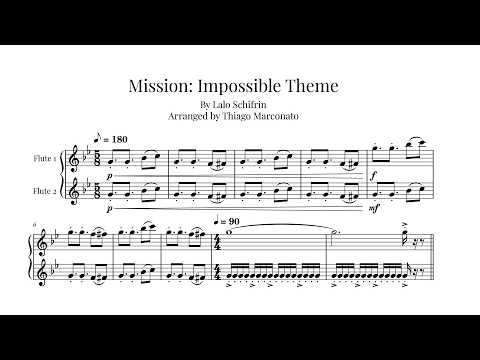 MISSION: IMPOSSIBLE THEME | Flute duet
