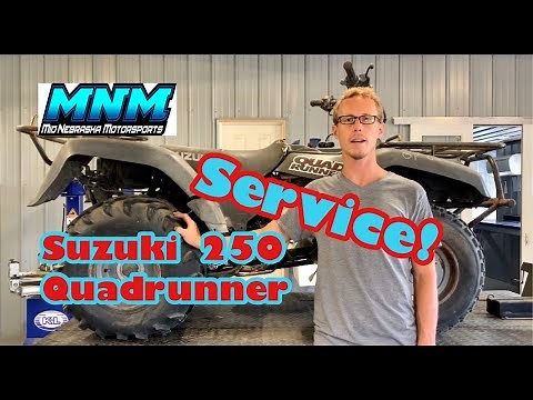 How To: Suzuki Quadrunner 250 4x4 - Full Service - Engine Oil Change