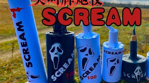 各尺寸SCREAM牌炮燃放
