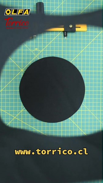 Cortador Rotativo Tipo Compás de Olfa para Manualidades