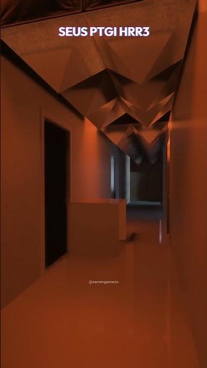 Minecraft Backrooms Corridor | Shader Test #minecraft #minecraftshorts #shorts #shaders