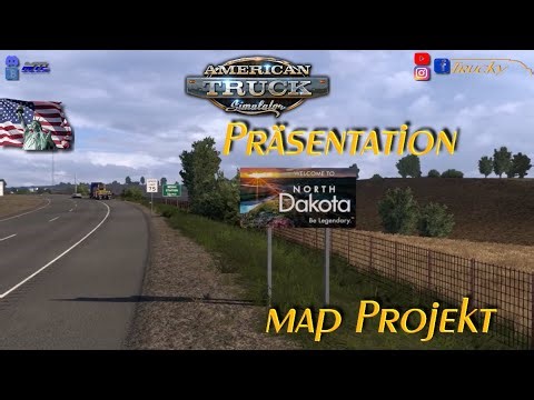 *** Präsentation NORTH-DAKOTA Map Part 01 ****
