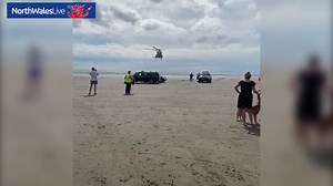 Coastguard land in Wales after six year old is swept out to sea