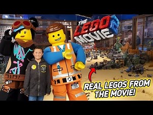 *LEGO IN REAL LIFE!* THE REAL LEGO MOVIE 2 SETS FROM THE MOVIE! EXCLUSIVE EXPERIENCE INSIDE LEGOLAND