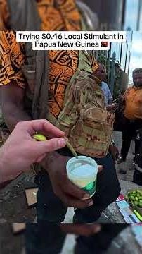 Trying a $0.46 local Betel Nut 🇵🇬