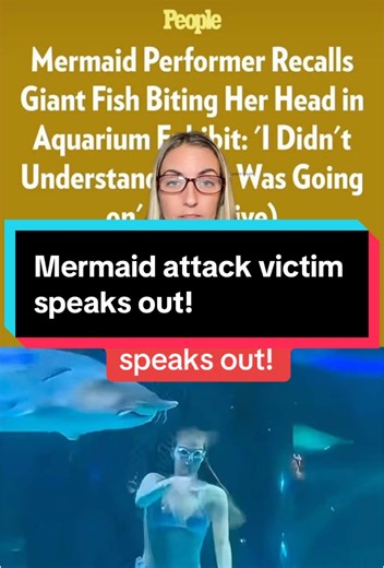 Mermaid who was attacked by a giant fish, has now spoken out! The incident happened on Tuesday at an aquarium in China’s primitive forest Park. #giantfish #primitiveforestpark #mermaids #mermaidattack