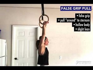 False Grip Ring Pullup