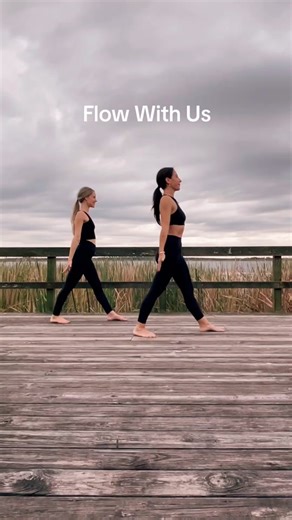 Flow With Us ✨ ✨ Revolved Pyramid ✨ Threaded Pyramid ✨ Half Moon Pose ✨ Revolved Wide Leg ✨ Half Lord of the Fishes Flowing with @yogapoems Save this twisty flow yoga sequence to try later🙌🏽 #yogaflow #flowyoga #vinyasaflow