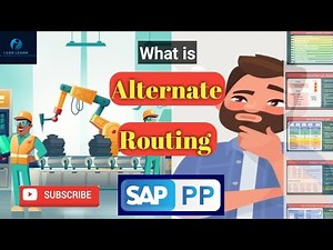 Day 50 - SAP PP- Alternate Routine| What is Alternate Routine| SAP Routing| Routing in SAP