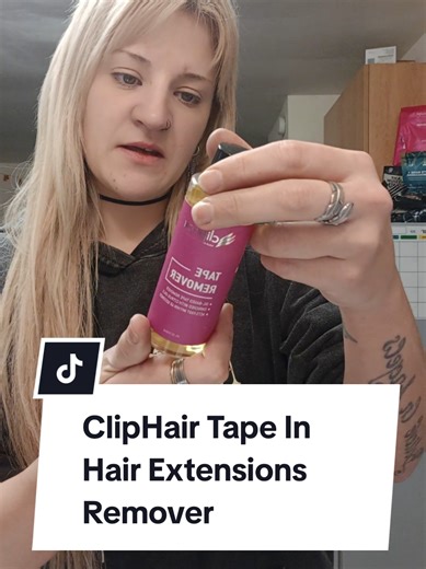 ClipHair Tape In Hair Extensions Remover 👌🏻 #cliphair #extensions #hairextension #removal #tiktokmademebuyit