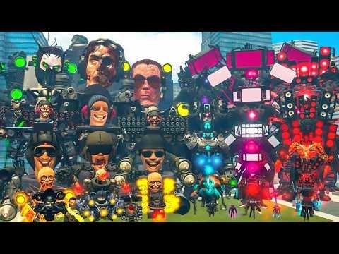 SKIBIDI TOILET SUPREME ARMY vs TITAN CAMERAMAN, TV MAN & SPEAKERMAN FINAL WAR – GMod