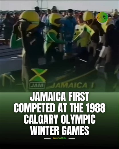 The Jamaican bobsleigh team made their nation’s debut at the 1988 Calgary Winter Olympic. Dudley Stokes and Michael White finished the two-man event in 30th place but launched the Jamaican team into worldwide fame. The pair, along with Devon Harris and Chris Stokes, crashed in the four-man event, but were met with cheers from the crowd as they pushed their sled across the finish line. Fun fact, Chris Stokes, who is now the head of Jamaica’s bobsleigh federation, was only at the Winter Olympics t