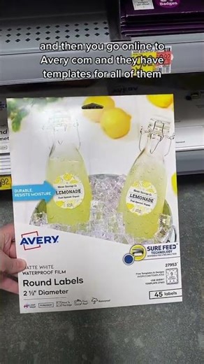 Walmart Round Labels by Avery | Great for DIY Stickers & Branding | Budget-Friendly Artist Supplies
